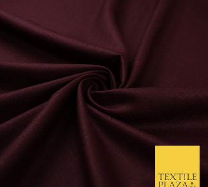 OVER 20 COLOURS - Plain Soft LINEN LOOK 100% Polyester Fabric Dress Craft 45"