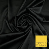 29 COLOURS- Silky Smooth Stretch Twinkle Sparkle Satin Dress Fabric Drape Lining