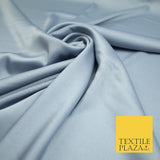 29 COLOURS- Silky Smooth Stretch Twinkle Sparkle Satin Dress Fabric Drape Lining