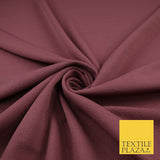 Sage Green / Rose Pink Premium Plain Bubble Crepe Dress Fabric 58"