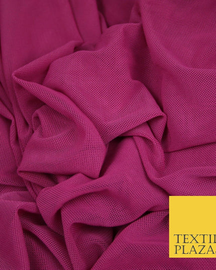 33 COLOURS Premium Quality Stretch Power Mesh Net Fabric Lingerie Costume Dance