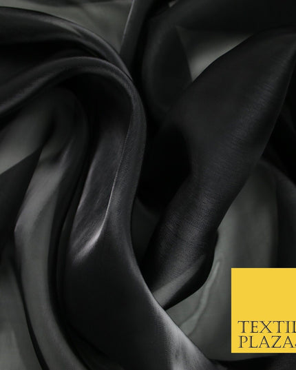 22 COLOURS - Soft Crystal Organza Shimmer Sheer Voile Draping Veil Dress Fabric