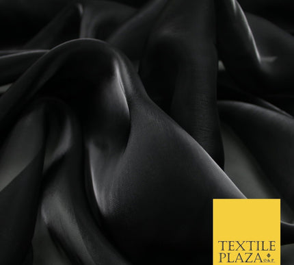 22 COLOURS - Soft Crystal Organza Shimmer Sheer Voile Draping Veil Dress Fabric