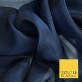 22 COLOURS - Soft Crystal Organza Shimmer Sheer Voile Draping Veil Dress Fabric