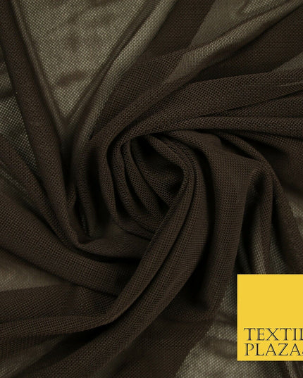 33 COLOURS Premium Quality Stretch Power Mesh Net Fabric Lingerie Costume Dance