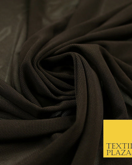 33 COLOURS Premium Quality Stretch Power Mesh Net Fabric Lingerie Costume Dance