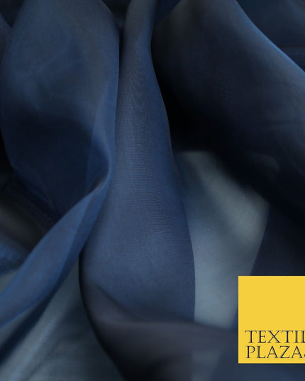 22 COLOURS - Soft Crystal Organza Shimmer Sheer Voile Draping Veil Dress Fabric