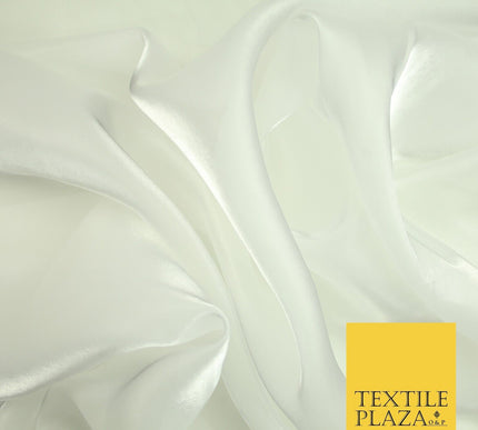 22 COLOURS - Soft Crystal Organza Shimmer Sheer Voile Draping Veil Dress Fabric