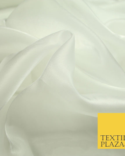 22 COLOURS - Soft Crystal Organza Shimmer Sheer Voile Draping Veil Dress Fabric