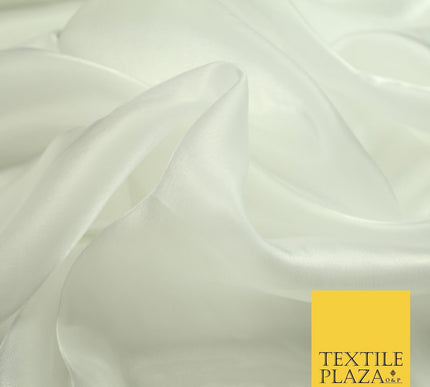 22 COLOURS - Soft Crystal Organza Shimmer Sheer Voile Draping Veil Dress Fabric