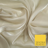 22 COLOURS - Soft Crystal Organza Shimmer Sheer Voile Draping Veil Dress Fabric