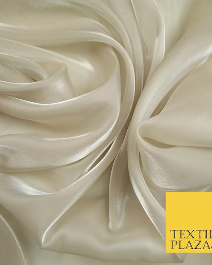 22 COLOURS - Soft Crystal Organza Shimmer Sheer Voile Draping Veil Dress Fabric