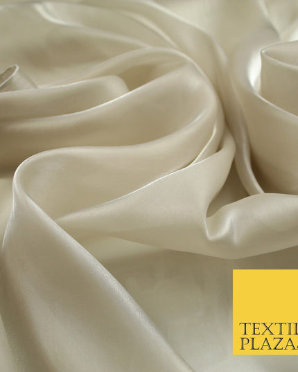 22 COLOURS - Soft Crystal Organza Shimmer Sheer Voile Draping Veil Dress Fabric