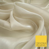 22 COLOURS - Soft Crystal Organza Shimmer Sheer Voile Draping Veil Dress Fabric