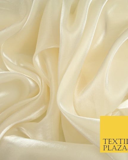 22 COLOURS - Soft Crystal Organza Shimmer Sheer Voile Draping Veil Dress Fabric