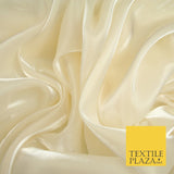 22 COLOURS - Soft Crystal Organza Shimmer Sheer Voile Draping Veil Dress Fabric