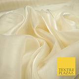 22 COLOURS - Soft Crystal Organza Shimmer Sheer Voile Draping Veil Dress Fabric