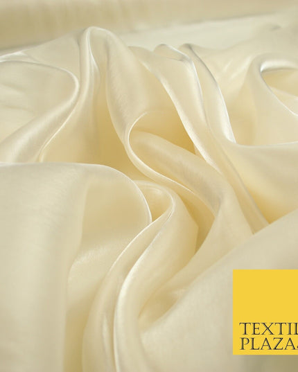 22 COLOURS - Soft Crystal Organza Shimmer Sheer Voile Draping Veil Dress Fabric