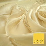 22 COLOURS - Soft Crystal Organza Shimmer Sheer Voile Draping Veil Dress Fabric