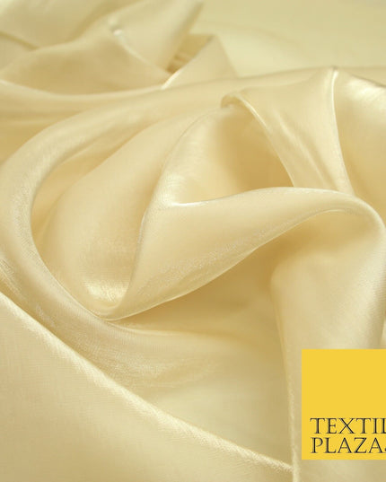 22 COLOURS - Soft Crystal Organza Shimmer Sheer Voile Draping Veil Dress Fabric