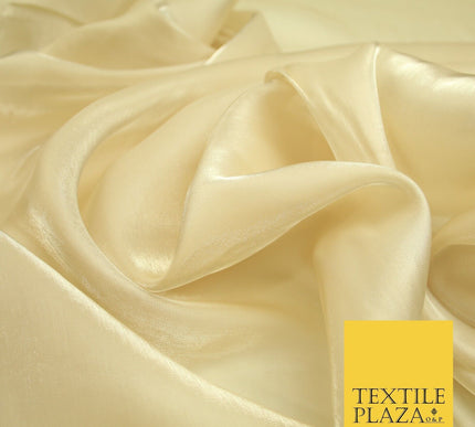 22 COLOURS - Soft Crystal Organza Shimmer Sheer Voile Draping Veil Dress Fabric