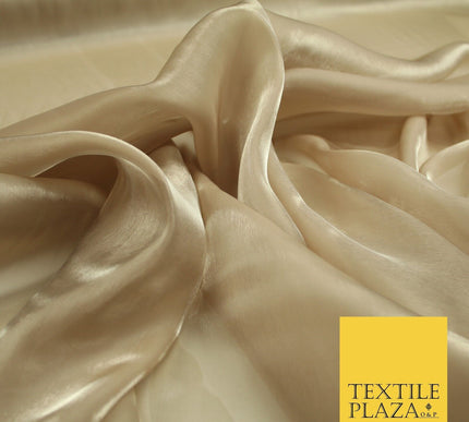 22 COLOURS - Soft Crystal Organza Shimmer Sheer Voile Draping Veil Dress Fabric