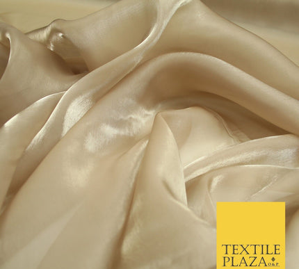 22 COLOURS - Soft Crystal Organza Shimmer Sheer Voile Draping Veil Dress Fabric