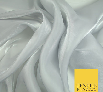 22 COLOURS - Soft Crystal Organza Shimmer Sheer Voile Draping Veil Dress Fabric