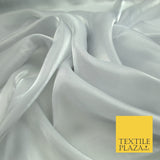22 COLOURS - Soft Crystal Organza Shimmer Sheer Voile Draping Veil Dress Fabric