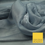 22 COLOURS - Soft Crystal Organza Shimmer Sheer Voile Draping Veil Dress Fabric