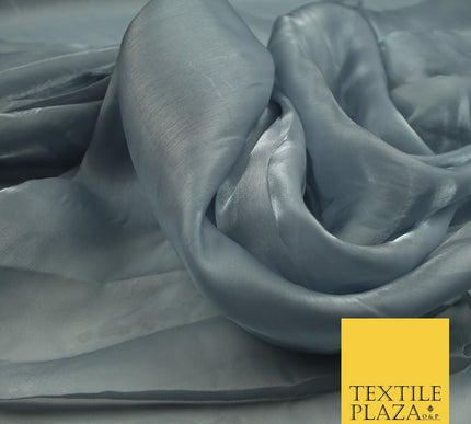 22 COLOURS - Soft Crystal Organza Shimmer Sheer Voile Draping Veil Dress Fabric