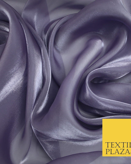 22 COLOURS - Soft Crystal Organza Shimmer Sheer Voile Draping Veil Dress Fabric