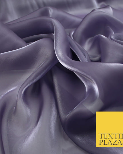 22 COLOURS - Soft Crystal Organza Shimmer Sheer Voile Draping Veil Dress Fabric