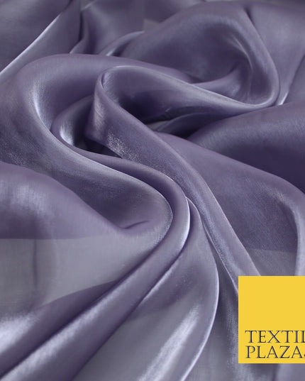 22 COLOURS - Soft Crystal Organza Shimmer Sheer Voile Draping Veil Dress Fabric