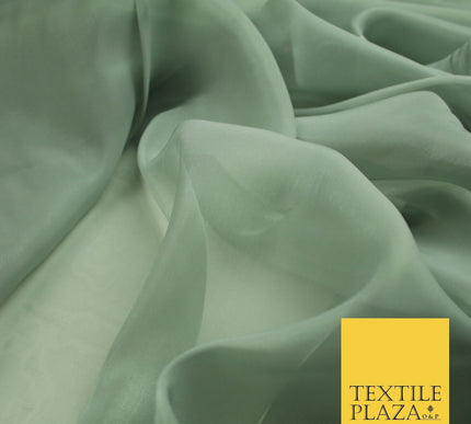 22 COLOURS - Soft Crystal Organza Shimmer Sheer Voile Draping Veil Dress Fabric