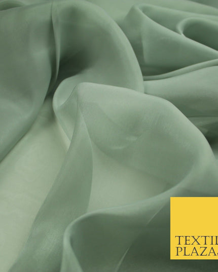 22 COLOURS - Soft Crystal Organza Shimmer Sheer Voile Draping Veil Dress Fabric