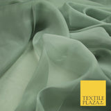 22 COLOURS - Soft Crystal Organza Shimmer Sheer Voile Draping Veil Dress Fabric