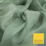 22 COLOURS - Soft Crystal Organza Shimmer Sheer Voile Draping Veil Dress Fabric