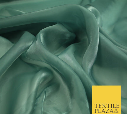 22 COLOURS - Soft Crystal Organza Shimmer Sheer Voile Draping Veil Dress Fabric