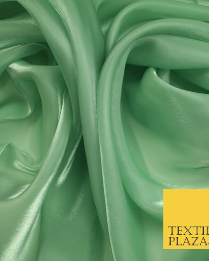 22 COLOURS - Soft Crystal Organza Shimmer Sheer Voile Draping Veil Dress Fabric