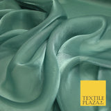 22 COLOURS - Soft Crystal Organza Shimmer Sheer Voile Draping Veil Dress Fabric