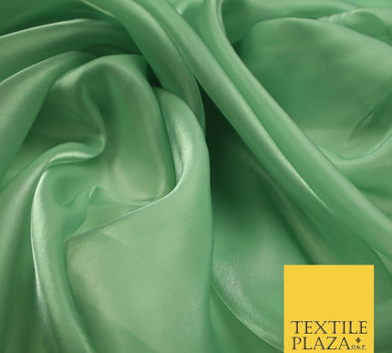 22 COLOURS - Soft Crystal Organza Shimmer Sheer Voile Draping Veil Dress Fabric