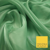 22 COLOURS - Soft Crystal Organza Shimmer Sheer Voile Draping Veil Dress Fabric