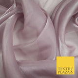 22 COLOURS - Soft Crystal Organza Shimmer Sheer Voile Draping Veil Dress Fabric