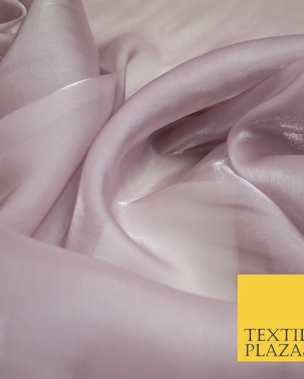 22 COLOURS - Soft Crystal Organza Shimmer Sheer Voile Draping Veil Dress Fabric