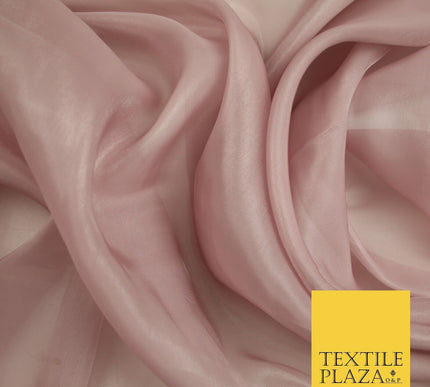 22 COLOURS - Soft Crystal Organza Shimmer Sheer Voile Draping Veil Dress Fabric