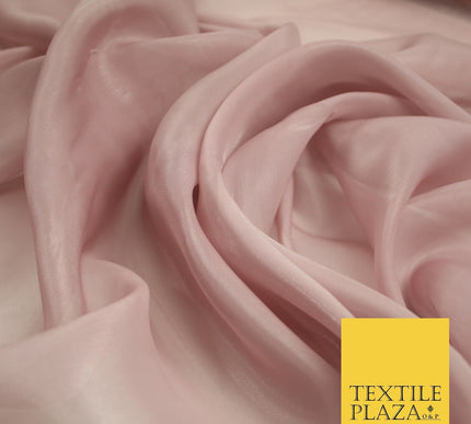22 COLOURS - Soft Crystal Organza Shimmer Sheer Voile Draping Veil Dress Fabric