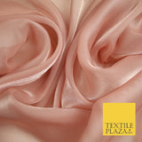 22 COLOURS - Soft Crystal Organza Shimmer Sheer Voile Draping Veil Dress Fabric