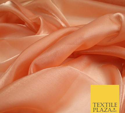 22 COLOURS - Soft Crystal Organza Shimmer Sheer Voile Draping Veil Dress Fabric