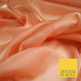 22 COLOURS - Soft Crystal Organza Shimmer Sheer Voile Draping Veil Dress Fabric